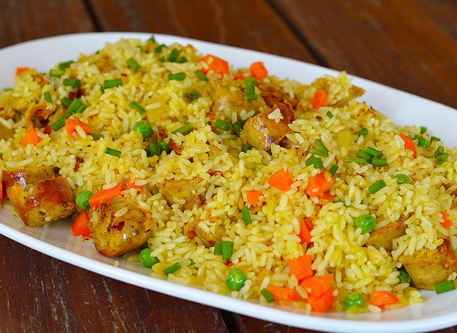 Vegan Curry Fried Rice