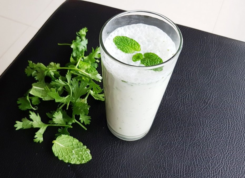 Indian Spiced Buttermilk Drink Vegan Chaas Recipe