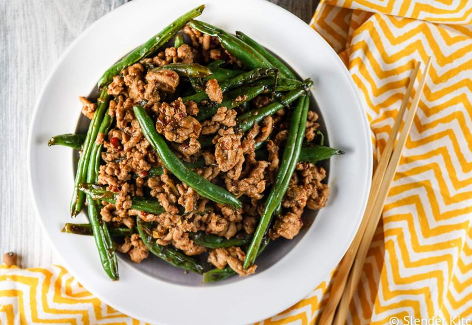 Sesame Flavored Green Beans Stir Fry