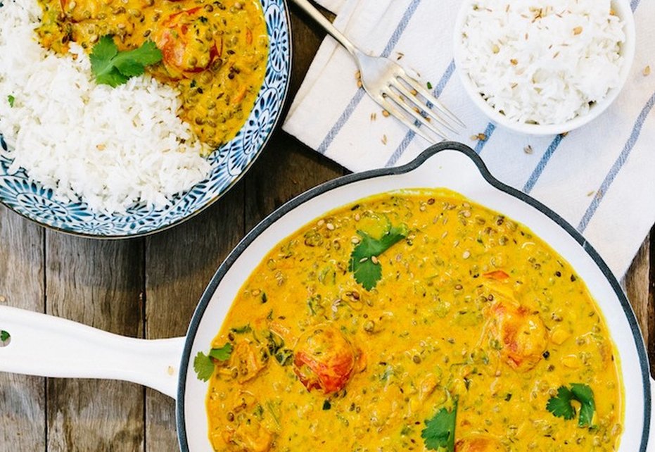 Vegan Creamy Cashew And Coconut Lentil Curry