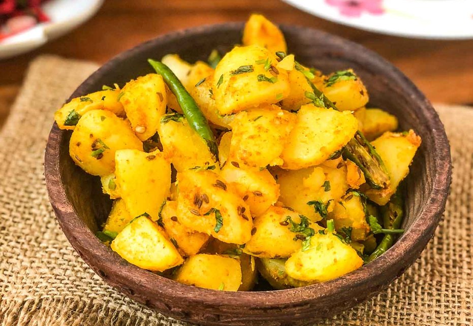 Pan Roasted Potatoes Recipe – Jeera Aloo