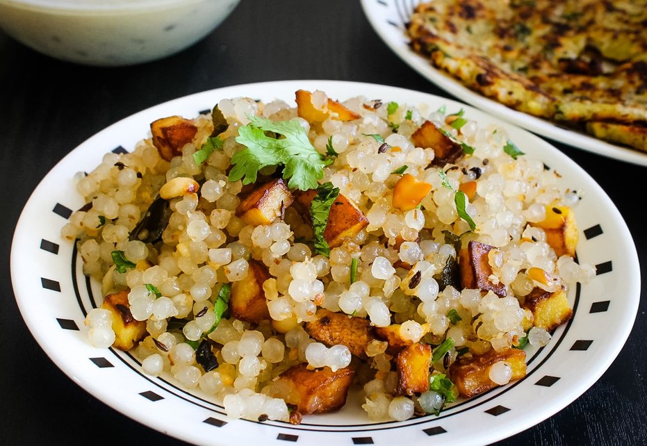 Sabudana Khichdi, an Indian tapioca pilaf