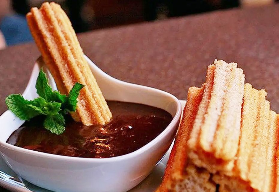 Churros with Thandai Dip Recipe