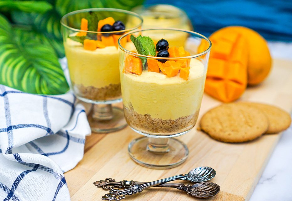 Mango Mousse Pudding Recipe