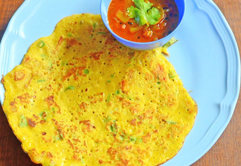 Besan Chilla (Indian Veg Omelet) Recipe