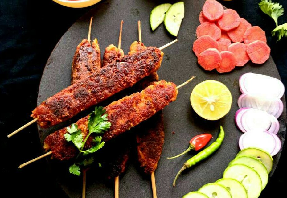 veg seekh kabab recipe